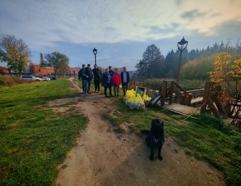 Sprzątanie rzeki Jeziorki, Konstancin-Jeziorna, 26.10.2024