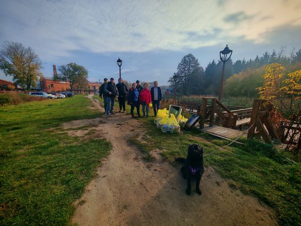 Sprzątanie rzeki Jeziorki, Konstancin-Jeziorna, 26.10.2024